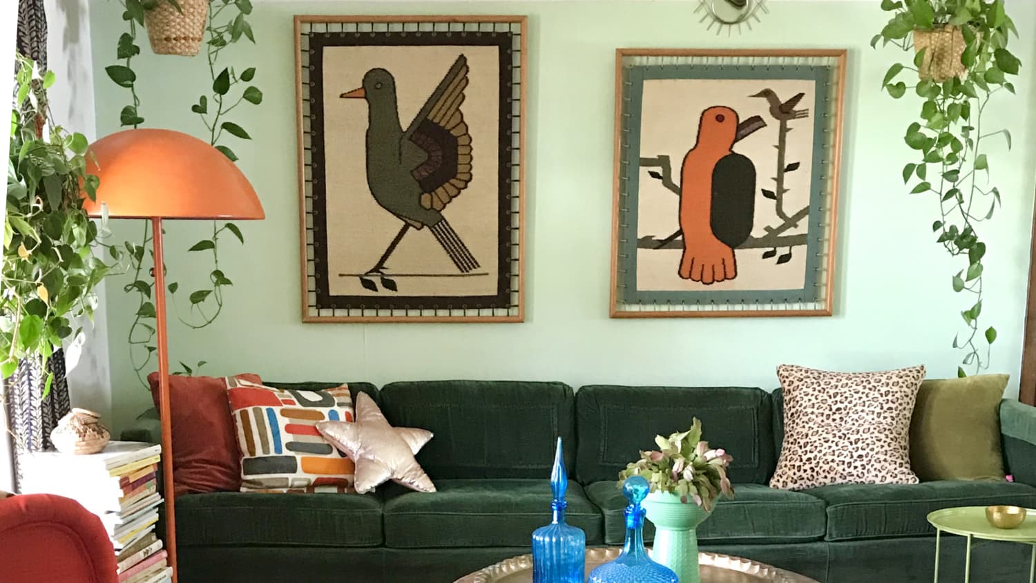 Mcm boho outlet living room